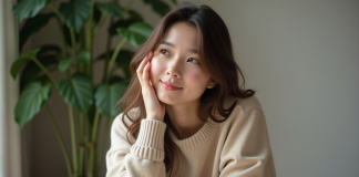 Crème hydratante : comment déterminer si elle convient à notre peau ? Jeune femme appliquant une creme visage dans un cadre naturel